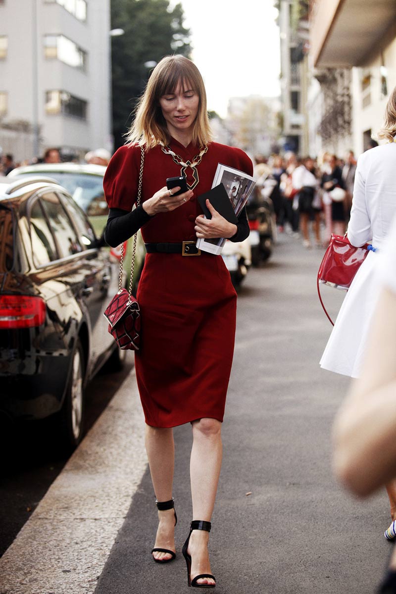 Best Street Style Looks at Milan Fashion Week Spring/Summer 2014 