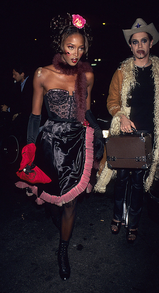 Naomi Campbell At the Madison Club Halloween Party in New York in 1996.