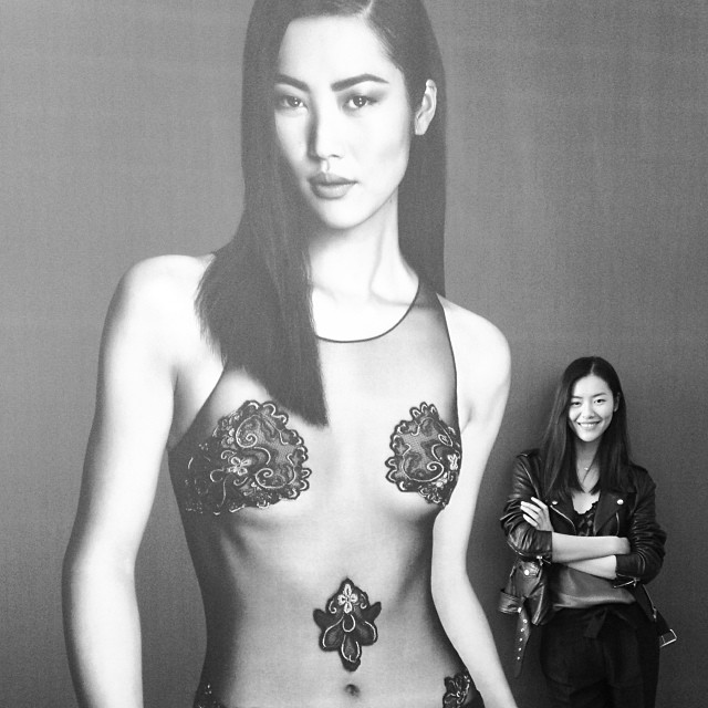 Liu Wen by Mert & Marcus for La Perla Spring/Summer 2014  Ad Campaign 