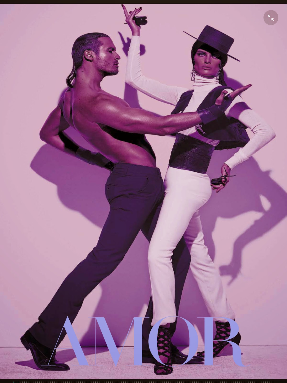 Isabeli Fontana & Timo Nuñez for Vogue Italia August 2014 