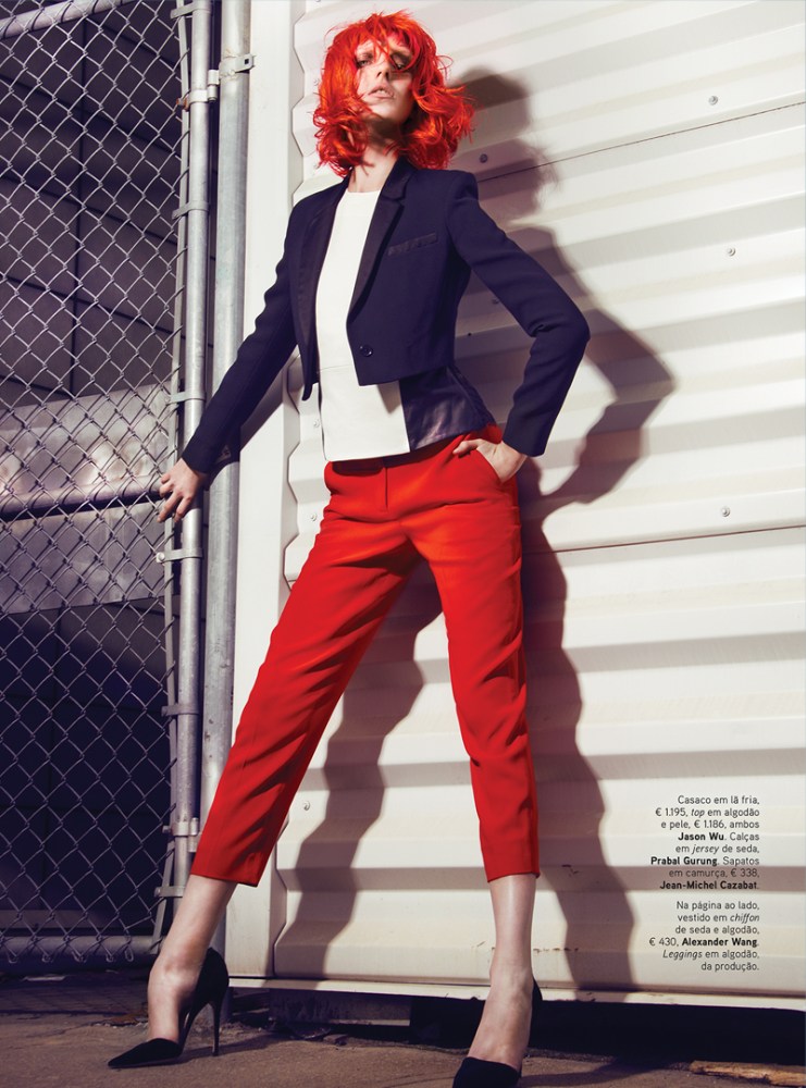 Vogue Portugal : Black,White And Red