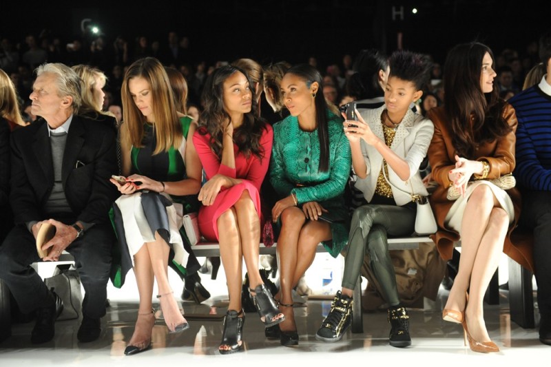 Front Row At Michael Kors Fall 2013 Collection