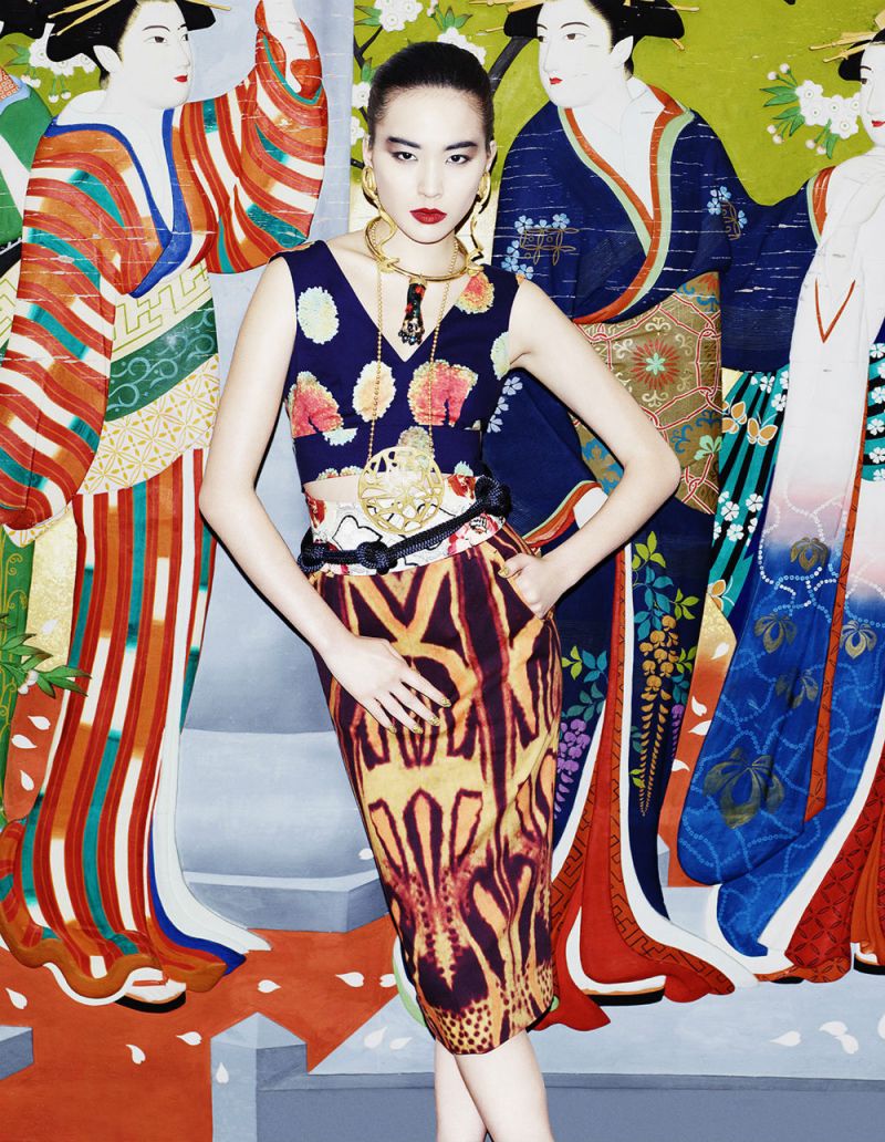 Saki Asamiya by Matt Irwin for Vogue Japan April 2013-6