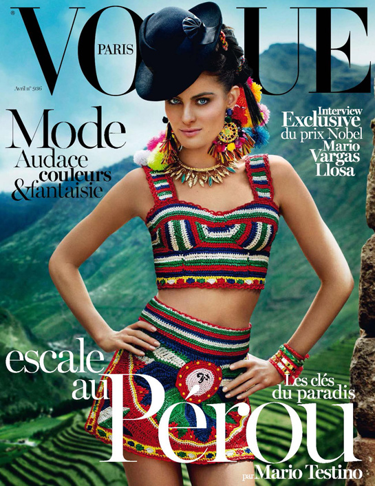 Vogue Paris april 2013 cover
