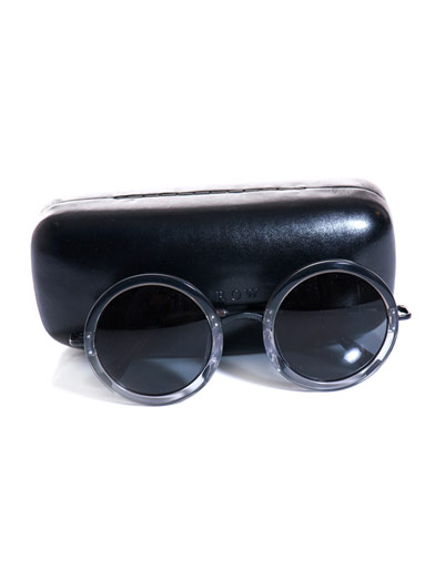 LINDA FARROW FOR THE ROW Round dual-tone sunglasses