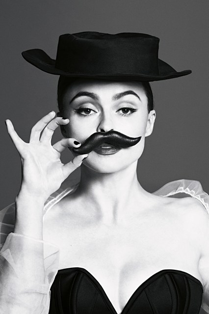  Helena Bonham Carter by Mert Alas & Marcus Piggott for Vogue UK July 2013