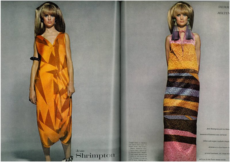 Jean Shrimpton by Richard Avedon for Vogue US November 1966