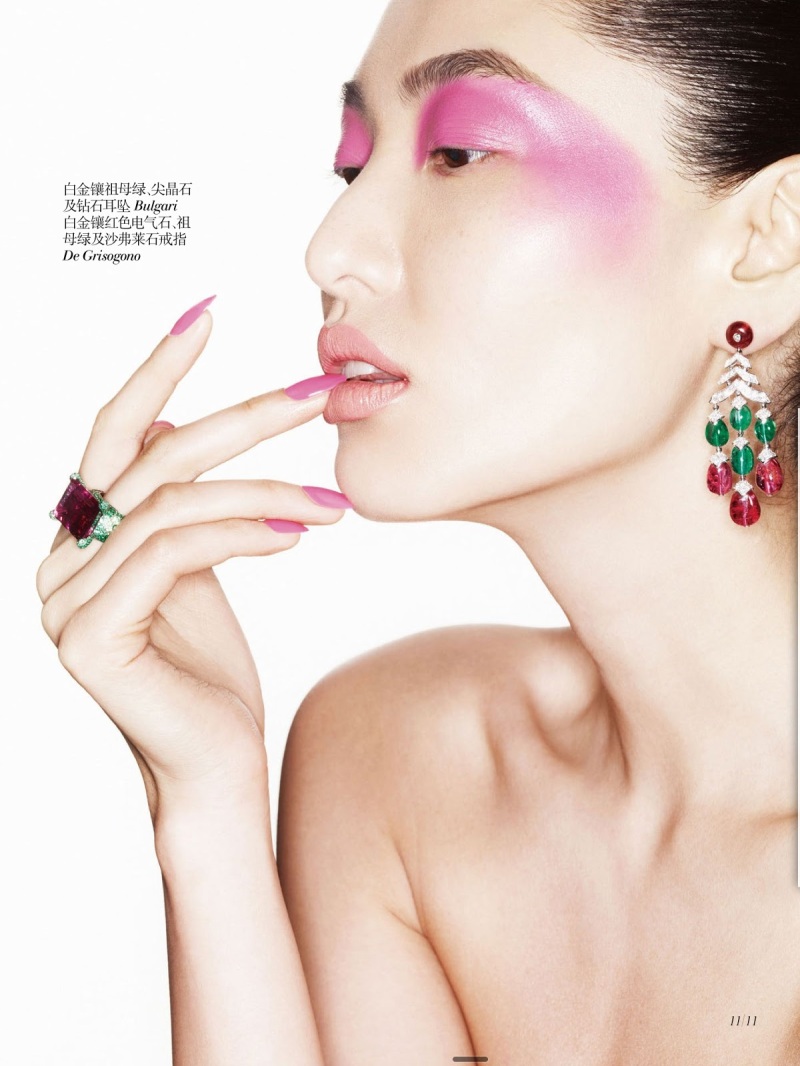 Bonnie Chen by Eric Maillet for Vogue China Collections Summer 2013 