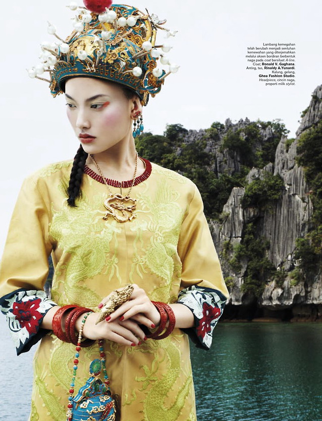 Dara Warganegara by  Nicoline Patricia Malina for Harper's Bazaar Indonesia Anniversary issue