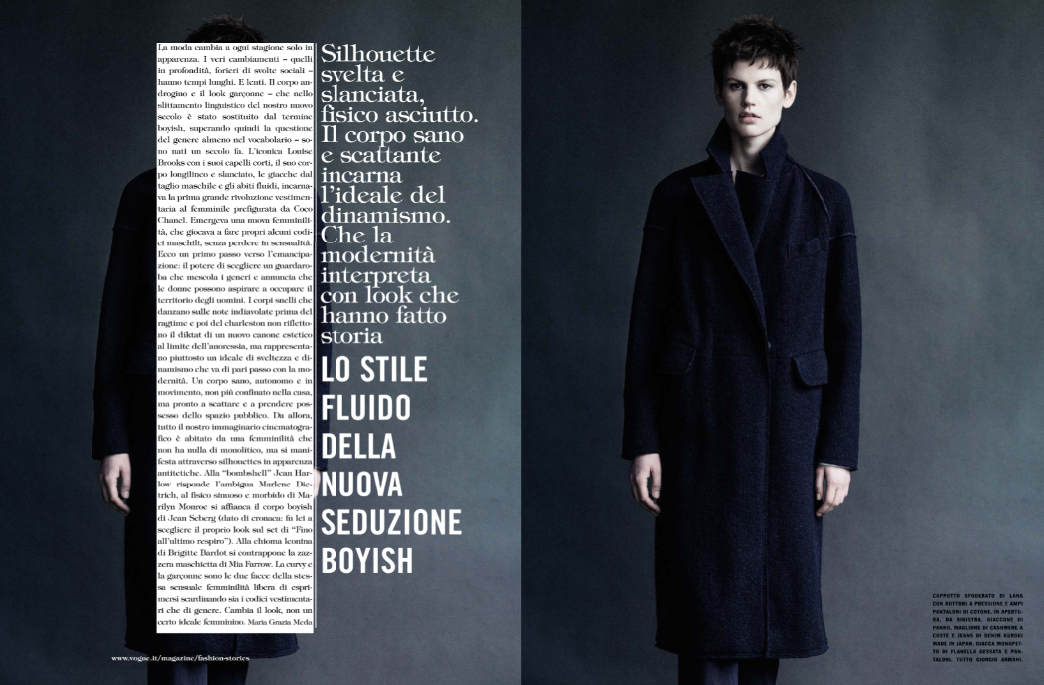 Saskia De Brauw by Paolo Roversi for Vogue Italia June 2013