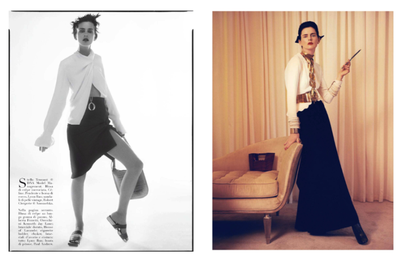 "Like Mother, Like Daughter" by Steven Meisel for Vogue Italia September 2013 