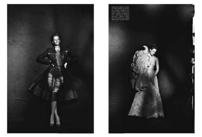 Milagros Schmoll by Peter Lindbergh for Vogue Italia September 2013 Haute Couture Supplement  