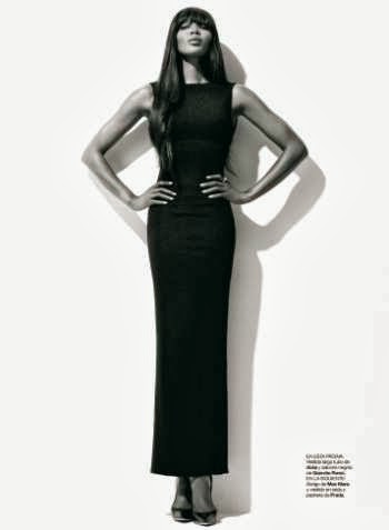 Naomi Campbell by Xevi Muntané for Harper's Bazaar Spain October 2013 