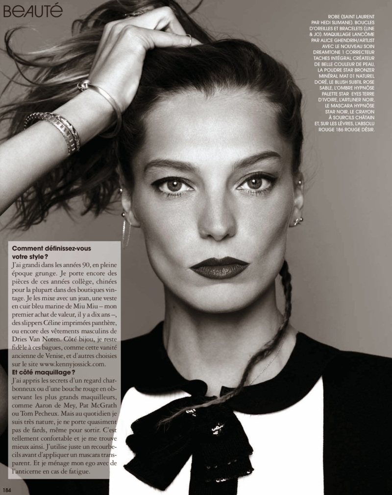 Daria Werbowy by Nico for MARIE CLAIRE France November 2013 