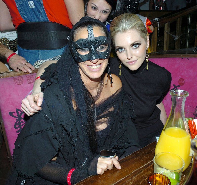 Donna Karan, Sophie Dahl At the Halloween Misfits Party in New York in 2005.