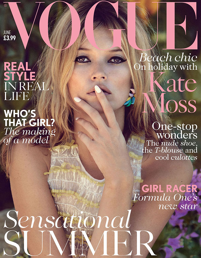 Kate Moss joins the British Vogue as a fashion contributor editor 