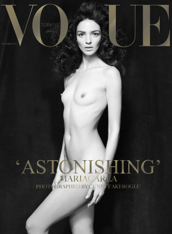 Mariacarla Boscono by Cuneyt Akeroglu for Vogue Turkey October 2013 