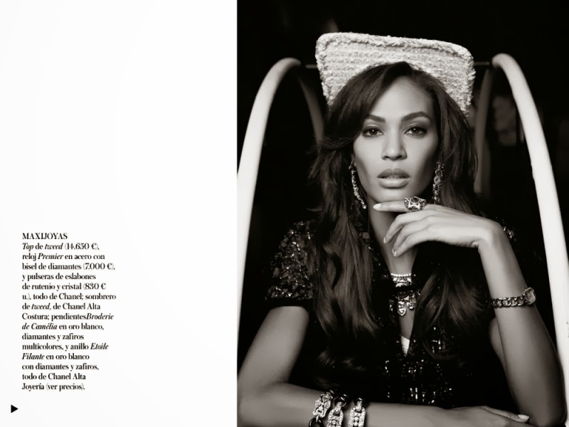 Joan Smalls by Karl Lagerfeld for Vogue Spain December 2013