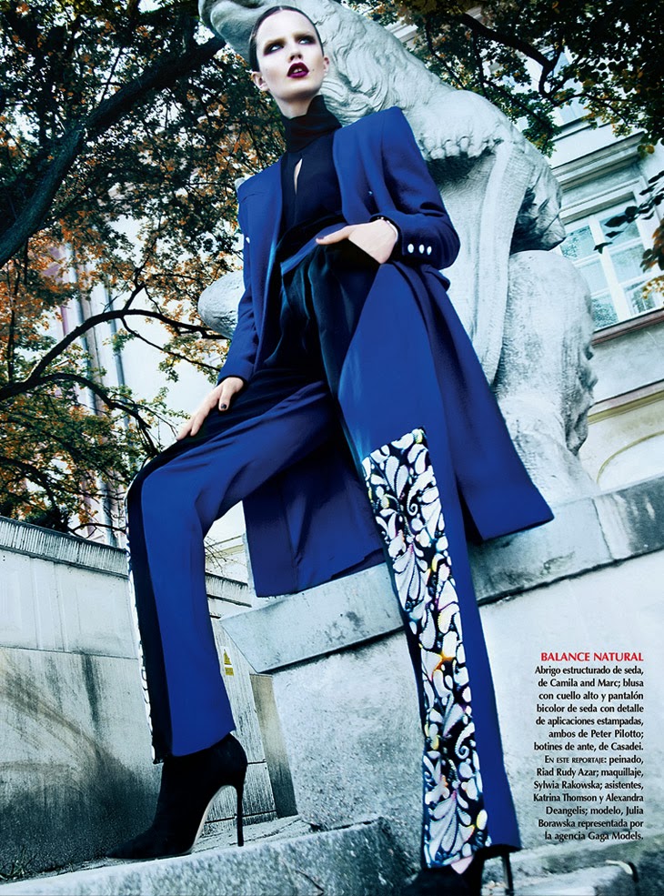 Julia Borawska by Kevin Sinclair for Vogue Mexico November 2013