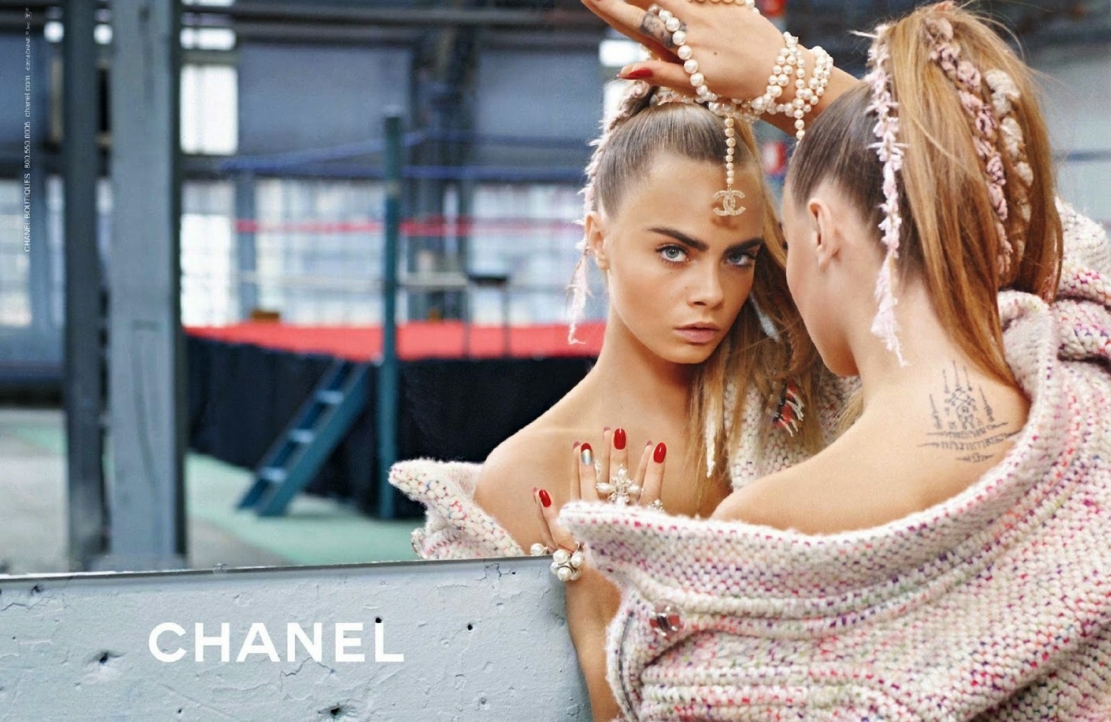 Cara Delevingne fronts Chanel Fall 2014 ad campaign