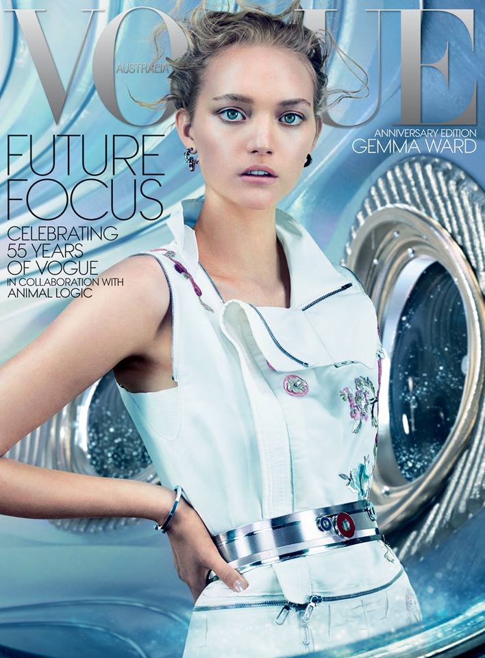 Gemma Ward covers Vogue Australia December 2014